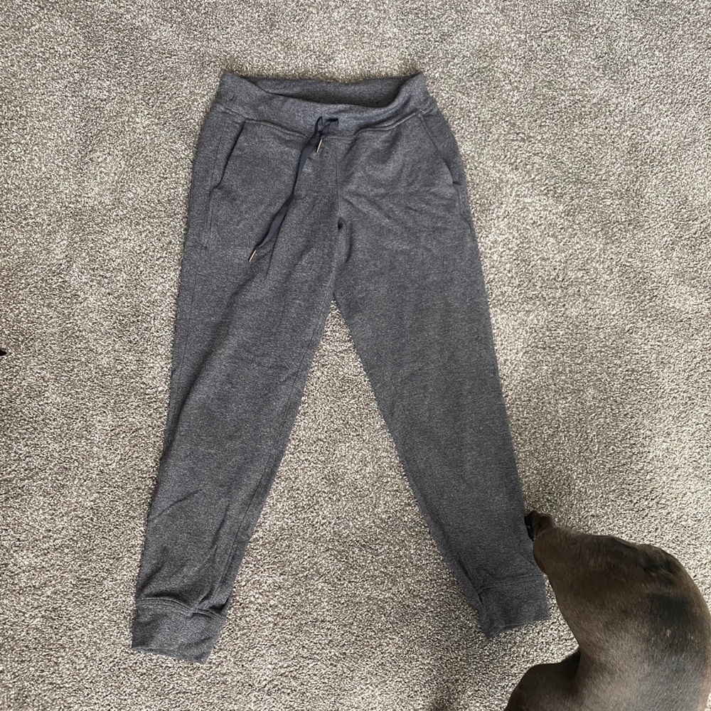 Women’s gray Lululemon joggers